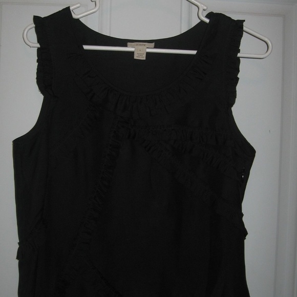 J. Crew Tops - J. Crew Women’s Size 4 Silk Sleeveless Blouse Top Black